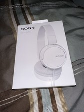 Sony MDR-ZX110 Ear-Pad On the Ear Headband Headphones - White