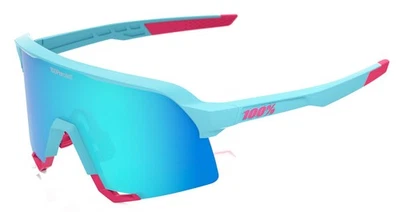 100% S3 Tatis 4 Blue Topaz Mirror Sonnenbrille : one size - Bild 1 von 4