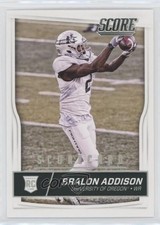 2016 Score Rookies Scorecard Bralon Addison #376 4mt