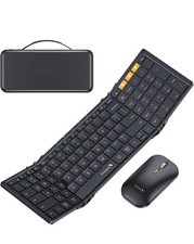 ProtoArc Foldable Keyboard and Mouse, XKM01 True Full-Size Folding