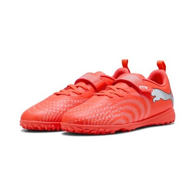 Puma FUTURE 9 PLAY TT V Jr GLOWING RED-PUMA WHITE-PUMA BL