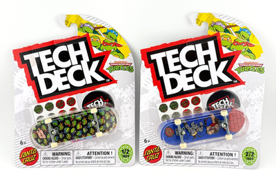 2025 Tech Deck Santa Cruz TMNT Teenage Mutant Ninja Turtles Complete Set of 2
