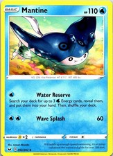 Mantine SWSH01: Sword Shield Base Set 052/202 Uncommon