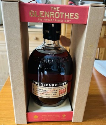The Glenrothes Whisky Vintage Speyside Single Malt  Distilled 1988 Bottled 2017