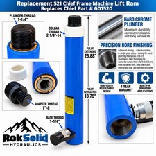 Replacement S21 Chief Frame Machine Lift Ram Replaces Chief Part 601520