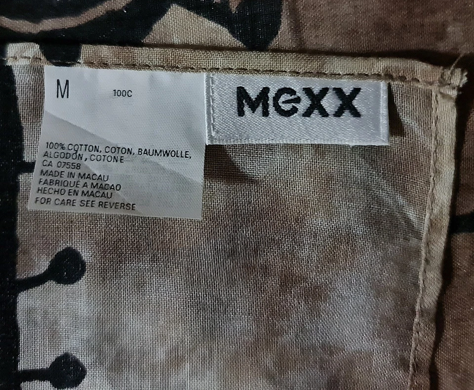 LENÇO VINTAGE AUTÊNTICO MEXX ARTE ASTROLOGIA ABSTRATA SOL LUA ALGODÃO 40" QUADRADO - Imagem 4 de 4