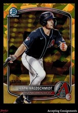 2025 Bowman Chrome Draft Sapphire Gold Refractor Ryan Waldschmidt 33/50