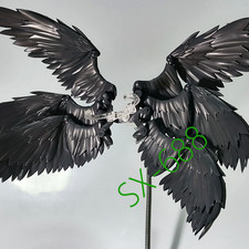 1/12 Black Soldier Wings Fit 6" Actionfigur, ohne Halterung Selbstmontage erforderlich