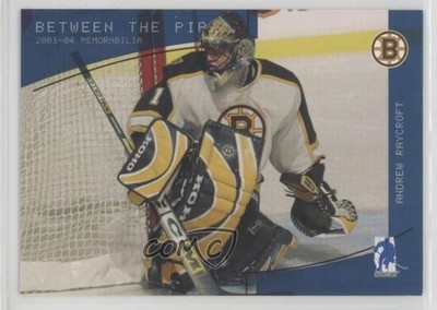 2003 ITG Be A Player Memorabilia Between the Pipes Sapphire Andrew Raycroft 8i3