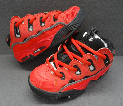 Osiris 5 37 Reissue D3 Red Black 2001 Puffy Skate Skater Y2K VTG Shoe 1141-1996