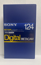 Sony Digital Betacam 124-Minute Videotape BCT-D124L New/Blank/Unused