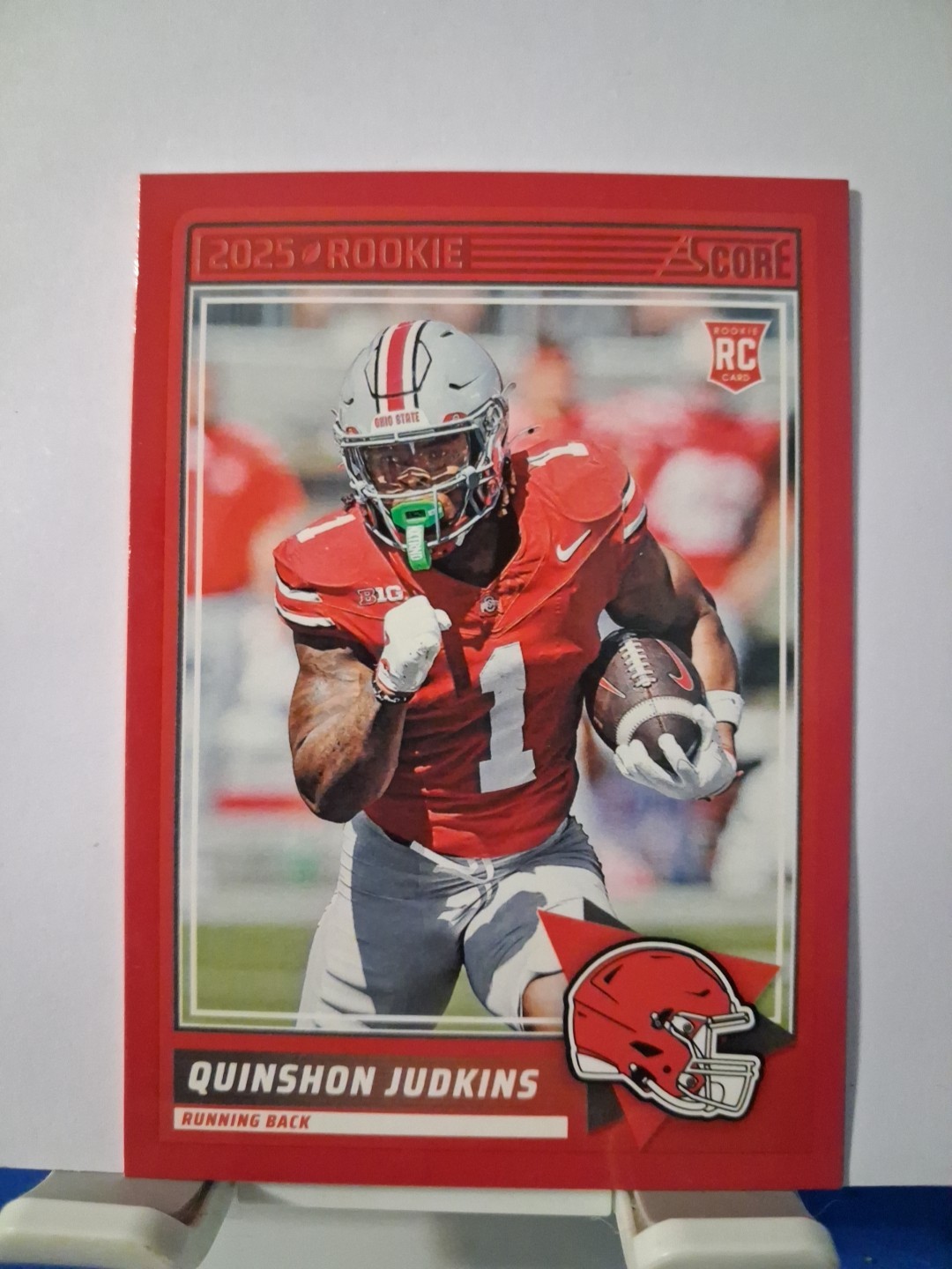 2025 Score Red Quinshon Judkins Rookie Card #38