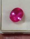 NATURAL EARTH MINED GGL CERTIFIED GEM TESTED HEATED OVAL PINK SAPPHIRE 5.27 CTS. — photo 4