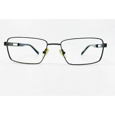 Perry Ellis Eyeglasses Frames Mens Black PE 367-3 Rectangle 54-17-140