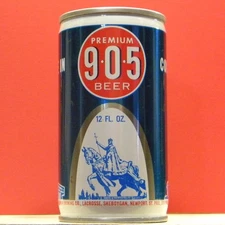 Nine O Five 905 Beer 12 oz Can Heilman La Crosse Wisconsin 5 Cities I-62 T/O H/G