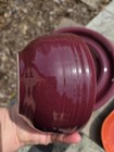 Retires Fiestaware Bistro Set Claret And Utility/bread Plate Paprika — photo 3