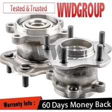 Pair Rear Wheel Hub Bearing Assembly For 2017 - 2022 Nissan Rogue Sport AWD