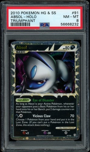 Absol graded PSA 8 for sale on eBay