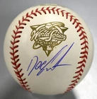 Doc Dwight Gooden Signed 2000 World Series Logo Official Baseball Autograph BAS