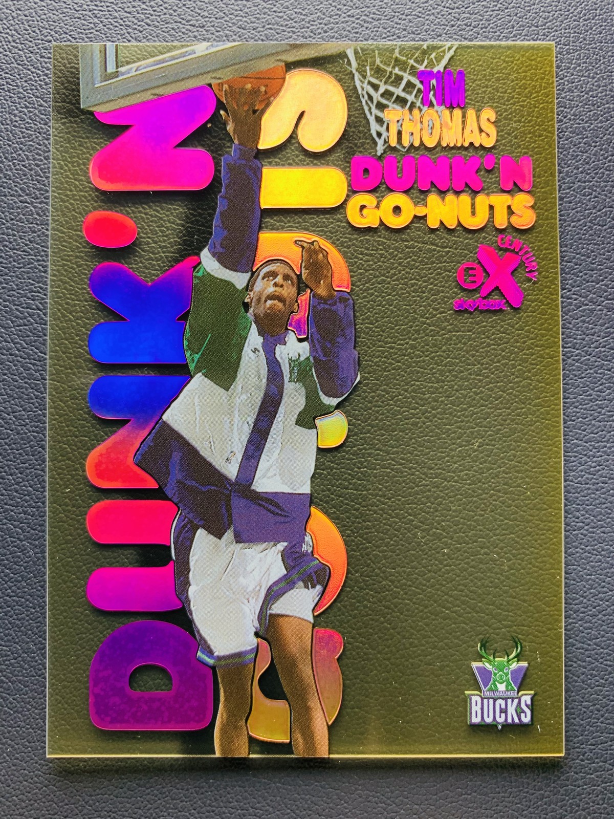 1998-99 Skybox E-X Century Tim Thomas #1DG Dunk 'N Go-Nuts RARE SSP