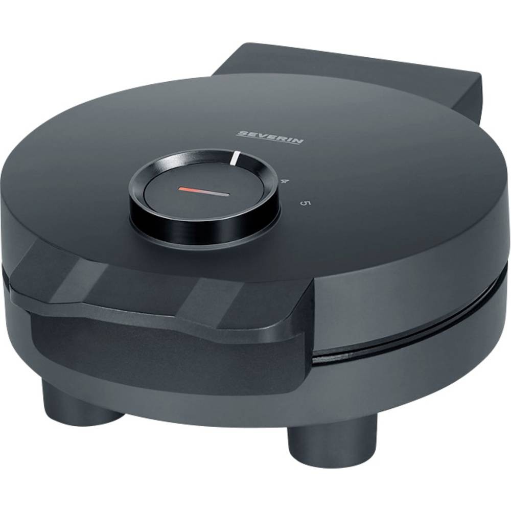 Gaufrier Severin WA 2116 noir avec revêtement anti-adhésif et voyant lumineux