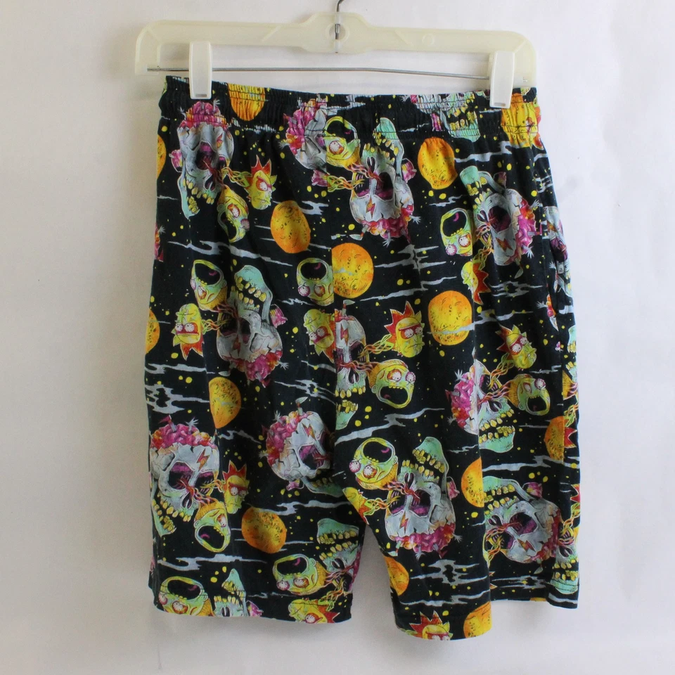 Cartoon Network Rick and Morty Graphic Drawstring Pajama Shorts Size Medium - Image 2 of 4