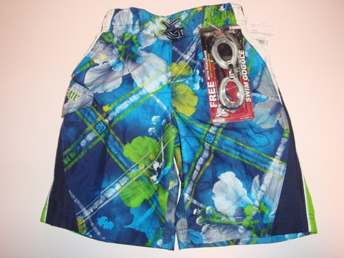 ZeroXposur Board Shorts Swim Trunks & Goggles ~ Size Large (7) ~ NWT - Picture 2 of 12