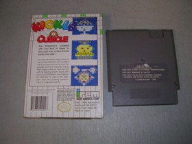 Juego y caja KICKLE CUBICLE (Classic Nintendo NES), sin manual