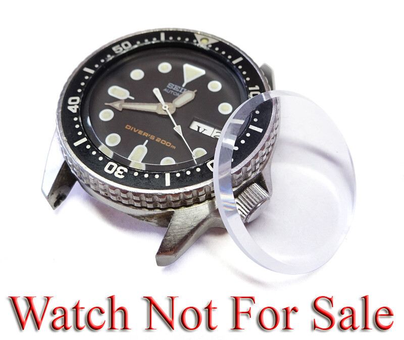 Replacement Crystal Glass for Seiko 200M SKX013 Diver Watch 7S26