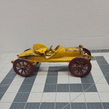 Antique Cast Iron Toy Car Racecar Roadster Vintage