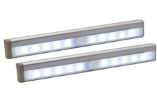 NNETM 2pcs Motion Activated RV Step Lights, 10 LED Battery Powered Magnetic Nigh