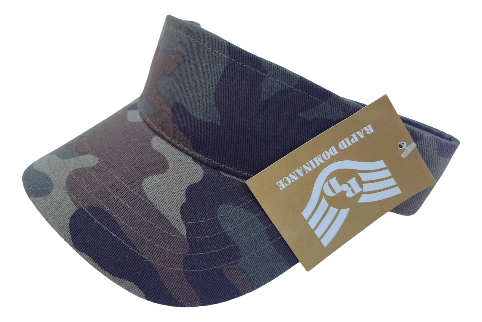 Heavy Cotton Camo Visor Outdoor Hiking Golfing Tennis Summertime