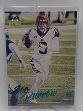 Joe Burrow Rookie 2020 Panini Chronicles Luminance Update Rookies TEAL #201 RC