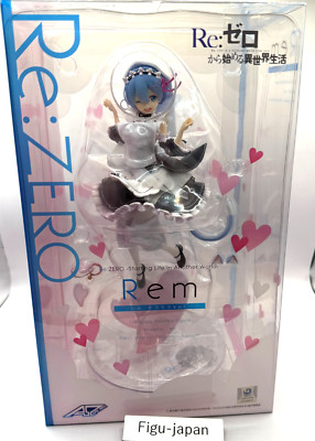 Alpha Omega Re:Zero Rem Nekomimi Cat Ear 1/8 Figur Kadokawa Neu Sealed Japan
