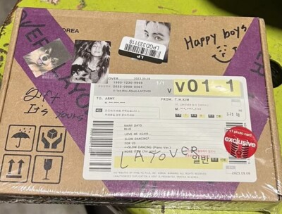 Layover by V (BTS) (CD, 2023, Bighit Music) Purple Version