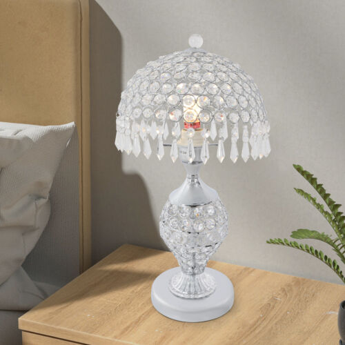 Crystal Table Lamp Bedside Nightstand Desk Reading Lamp Bedroom Living Room Lamp