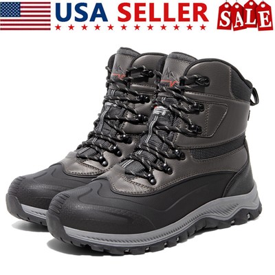 Men's Snow Boots Waterproof windproof Construction Winter Hiking Outdoor Boots