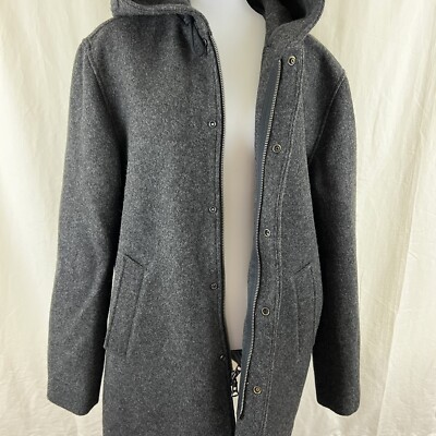 J Crew Mens 100% Wool 3M Thinsulate Hooded Coat Retail $498 | eBay