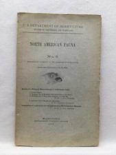 North America Fauna No 5 USDA Division of Ornithology & Mammalogy July 30 1891