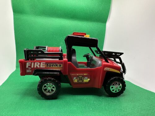 2013 Hasbro Tonka Fire And Rescue Jeep luci e suoni testati e funzionanti D41 - Foto 1 di 18