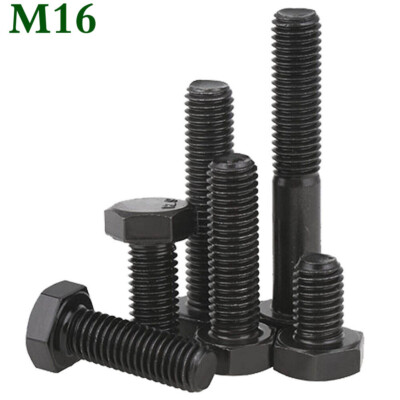 M16 - 2.0 Grade 12.9 Alloy Steel Hex Head Bolts Hexagon Head Cap Screws DIN 933