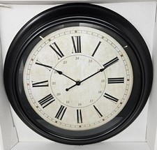 16in Traditional Design Indoor Wall Clock Round 35035BOS
