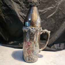 Porte bouteille de vin design raisin FB Rogers plaque argentée