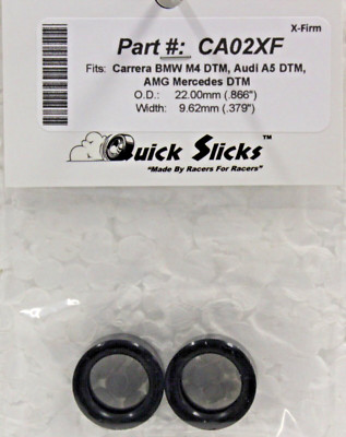 Quick Slicks CA02XF Silicone Tires for Carrera DTM 1:32 Slot Car Part