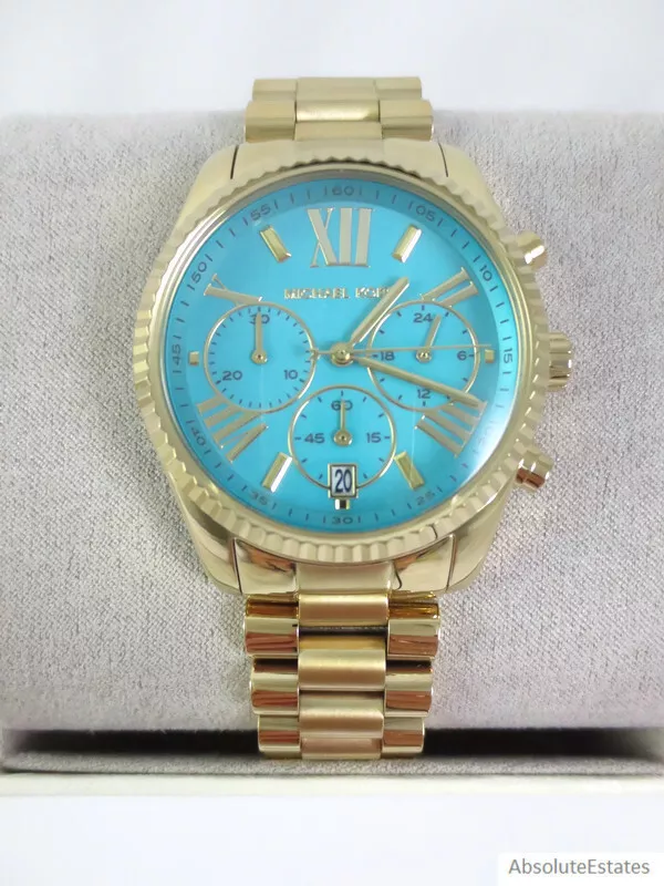 Michael kors teal watch discount