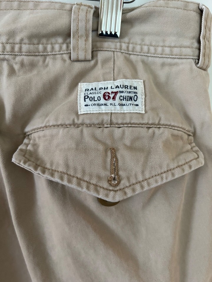 Mens Ralph Lauren Polo 67 Cargo Shorts Beige Sz. 34 eBay