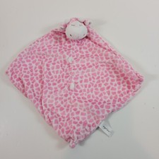 Angel Dear Giraffe Pink Girl Print Lovey Security Baby Blanket