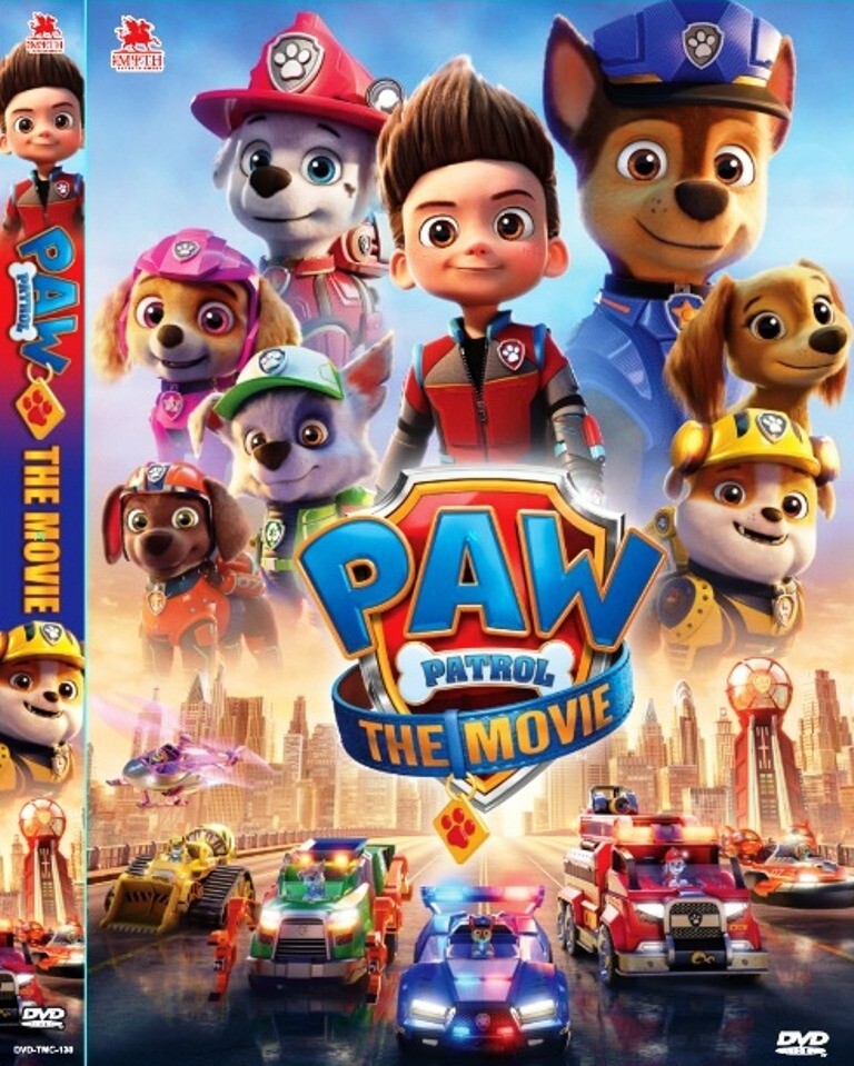 Paw Patrol The Movie DVD Animation Movie For Kids English Dub Free