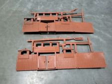 Marx Re-Issue Plastic Brown Fort Walls