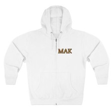 Custom Unisex Zip Hoodie, Unique Gift for Fans, Customised Name Inspired, Cozy